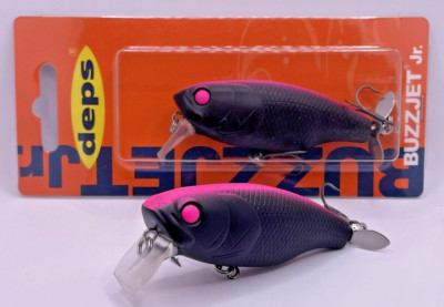 Deps BuzzJet Jr Wake Bait - Visible Black