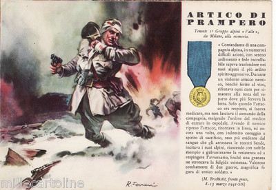 #MEDAGLIE D'ORO N.98:  ARTICO DI PRAMPERO- Ten. 1° gr. Alpini, da MILANO