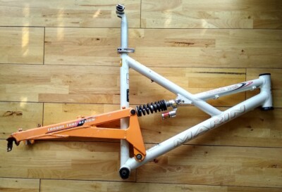 MARIN ATTACK TRAIL 19" FULL SUSPENSION BIKE FRAME SHOCKWORKS SHOCK 150mm TRAVEL