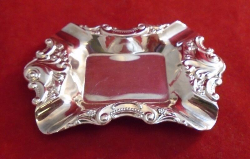 Baroque Silverplate by Wallace - Ashtray or Butter Pat Dish (#2198)
