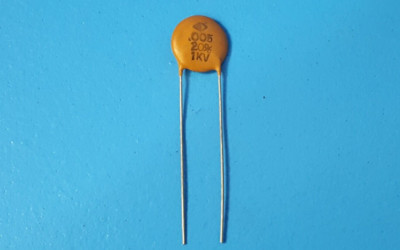 (20 pc)Ceramic Capacitor, DD-5022, CENTRALAB, 0.005mf/uf, 5nf, 20%, 1000VDC, 1KV