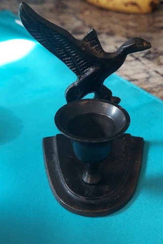 Vintage Brass Tapered Candle Holder