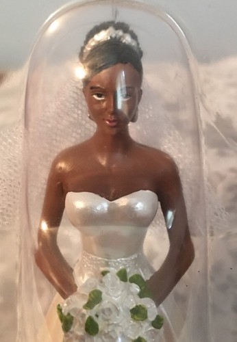Wilton African American Black Wedding Bride Cake Topper New