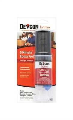 Devcon 21045 5 Minute High Strength Epoxy Gel 1 oz. (Pack of 6)