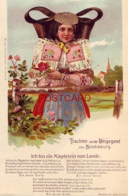 TRACHTEN AUS DER UMGEGEND VON BUCKEBURG, ICH BIN EIN MAGDELEIN VOM LANDE