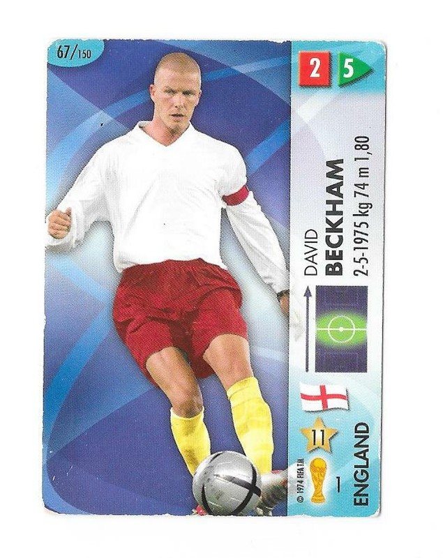 Carte Goaaal ! - Germany 2006 - Angleterre - NÂ°067 - David Beckham