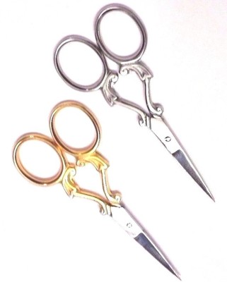 2PCS  Straight scissors , Mustache Nose Hair Scissors, Embroidry, BEST QUALIT