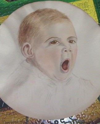 Children and Infants, Dealer or Reseller, portrait mixed media, realism small