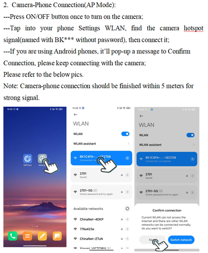 Mini APP WiFi Camera 1080P HD Motion Detection Home Security Audio Video Cam