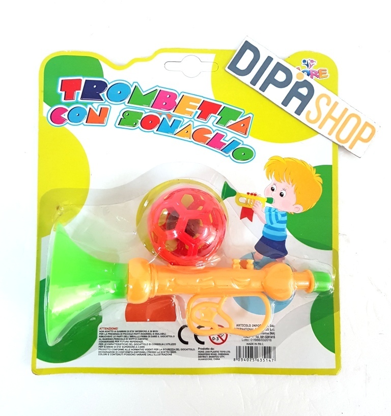 Trombetta Con Sonaglio Gioco Giocattolo Bambino Bimbo moc