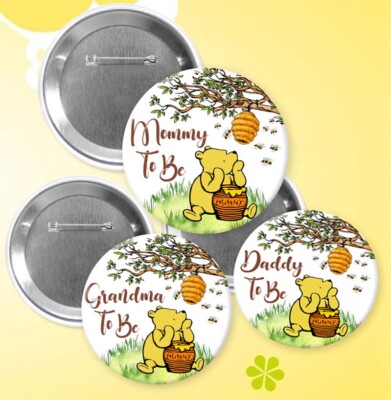 winnie/winnie the pooh/honey/ bee/ mommy to be/ baby shower/ mommy to be 
