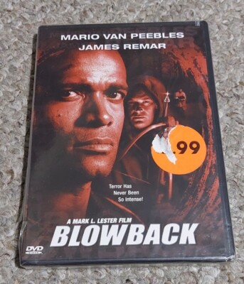 Blowback (DVD, 2000, Canadian) Rare OOP Mario Van Peebles New! Tear in Plastic