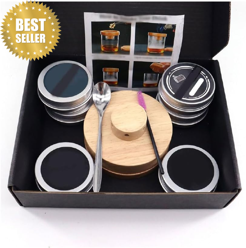 Old Fashioned Drink Smoker Kit, Hardwood Drink Infuser, Old Fashioned Whiskey Sm