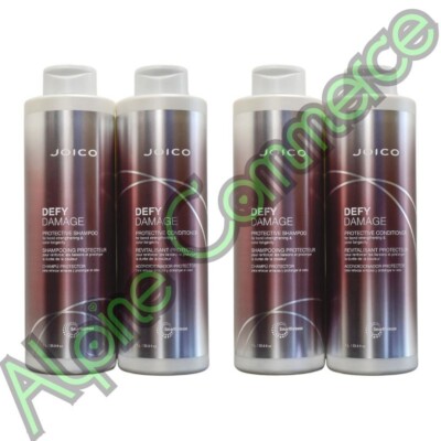 *2-Pairs* Joico Defy Damage Protective Shampoo & Conditioner 33.8 Oz