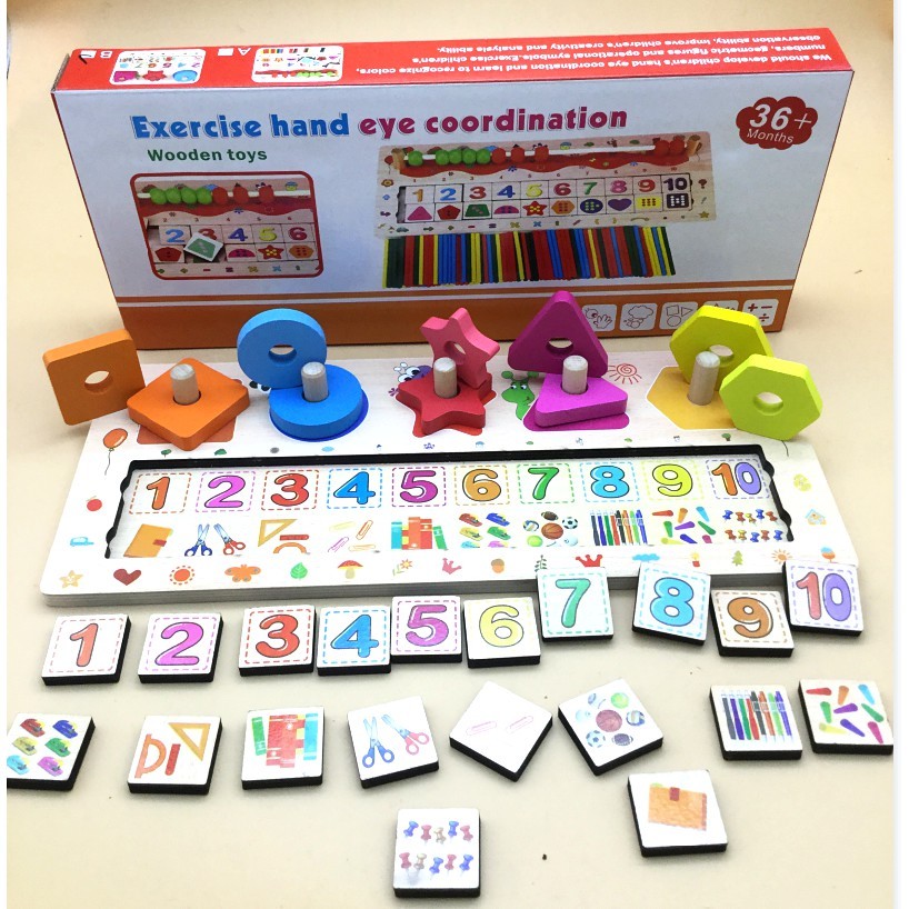 Gioco Puzzle Multi Funzionale Imparare Coordinazione Occhi Puzzle Bambini dfh