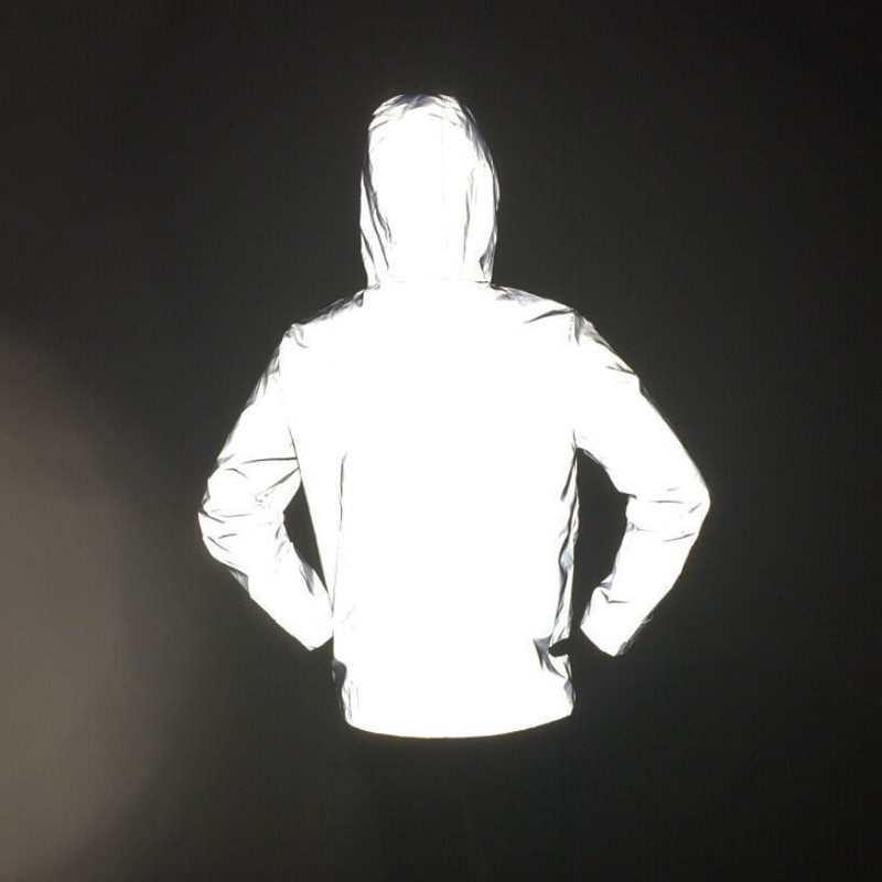 New Reflective jacket 3M men's waterproof night safety jacket hoodie