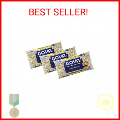 Goya Navy Beans 16 Ounces (Pack of 3)
