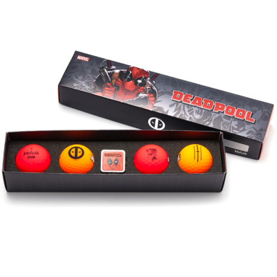 Volvik Marvel Anti-Hero 2024 Golf Ball Gift Set - Limited Edition DEADPOOL