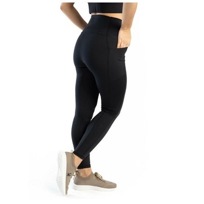 Spyder Leggings Women Small Black Fleece Lined High Waisted Pockets Athleisure