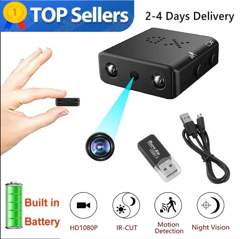 Spy Hidden Mini Camera 1080P HD DVR Wireless Cam Home Security Camera w/ Battery