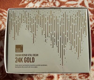 Sur Medic Caviar Repair Vital Cream 24K 1.94 Fl Oz 55g  Hydrating Illuminating