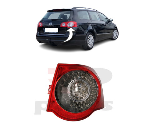 FOR VW PASSAT B6 ESTATE 06-10 NEW OUTER REAR TAIL LIGHT LAMP LED RIGHT LHD=RHD