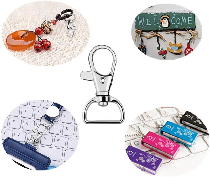 40PCS Swivel Snap Hooks, Premium Lanyard Snap Hook for Lanyard and Sewing Projec