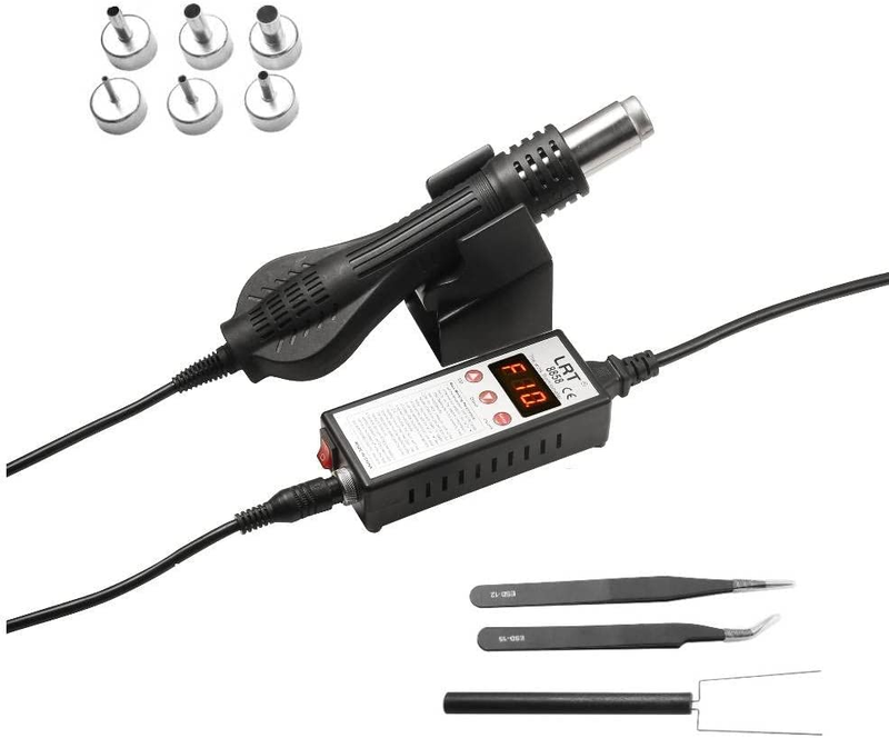 8858 Micro Hot Air Station SMD Rework Desoldering Digital Heat Gun