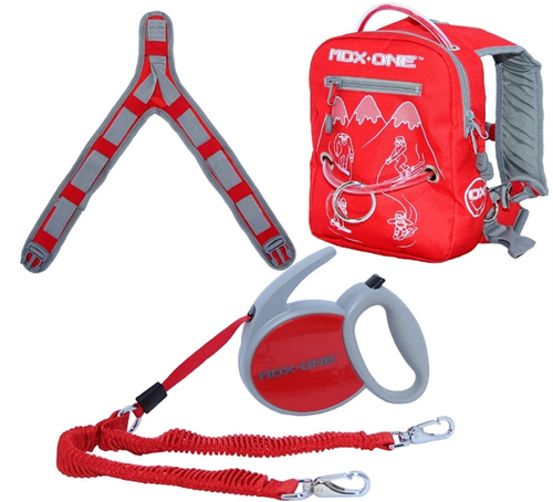 Ski Harness Trainer With Retractable Leash And Bungees