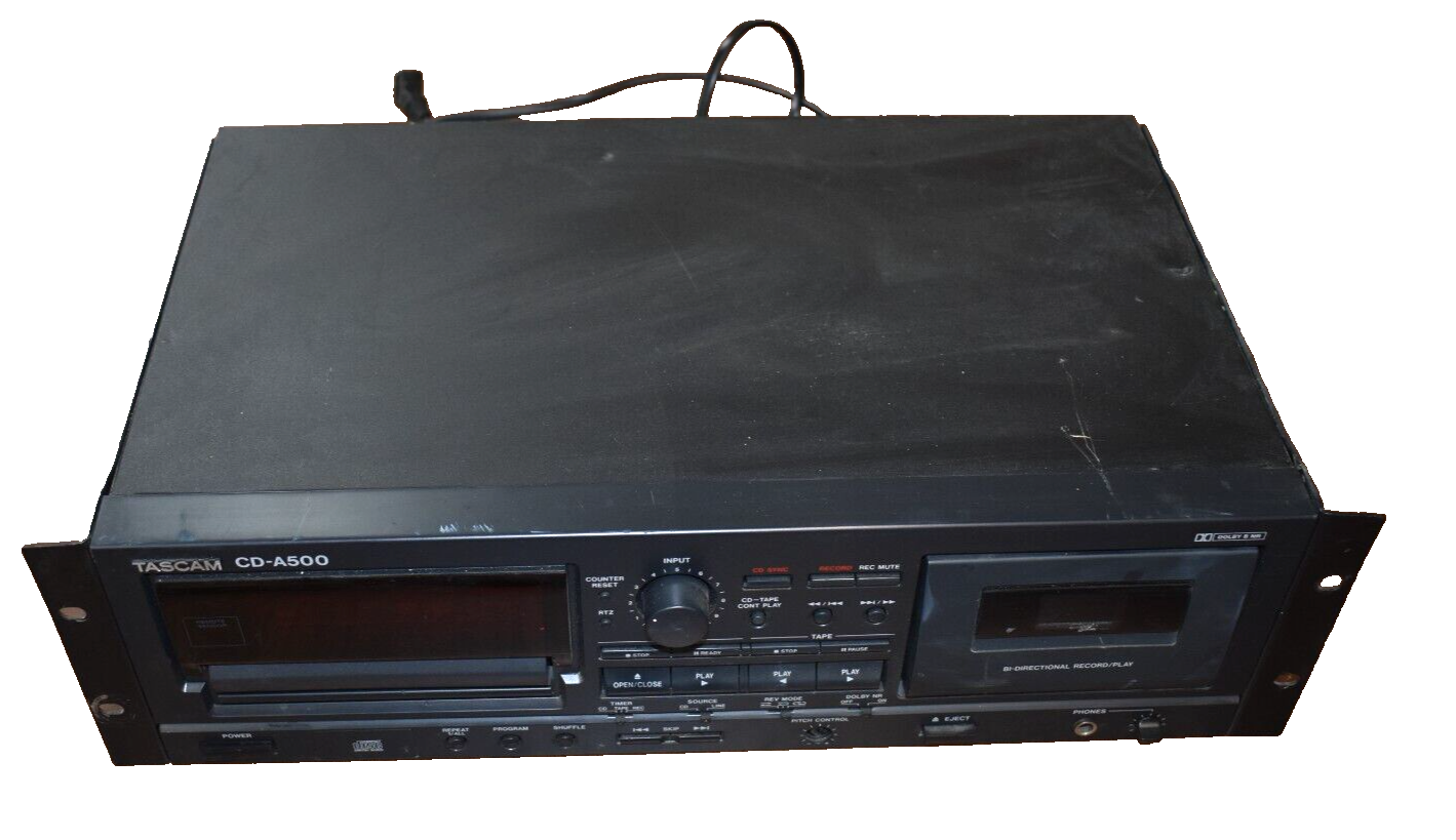 【完動品】TASCAM CD-A500 タスカム 業務用CDプレーヤー ② CD-A500 | 業務用CDプレーヤー/カセットデッキ | TASCAM (日本)