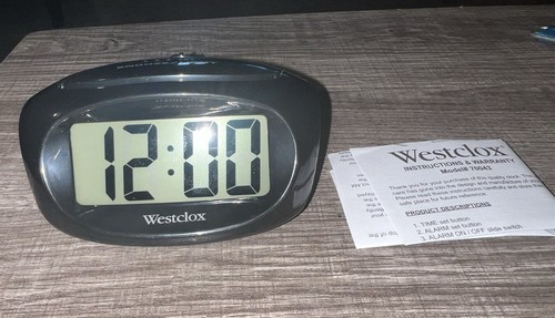 【Westclox】ウエストクロックス置き時計　ALARM CLOCK Westclox】ウエストクロックス置き時計 ALARM CLOCK Westclox