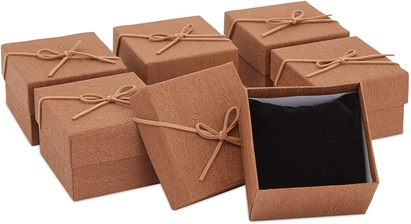 Es With Lids And Velvet Pillow Insert For Jewelry, Bracelet