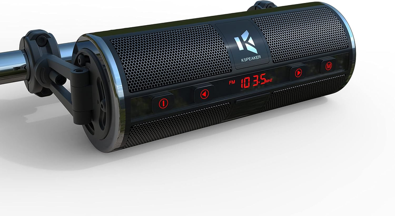 Motorcycle Speakers Bluetooth Waterproof Radio Audio System Built-In Amplifier,