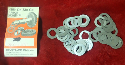 DESTACO 30247 Arbor Spacers 5/8'' x 1'' x .010 W/KEYWAY LOT OF 100 Shims