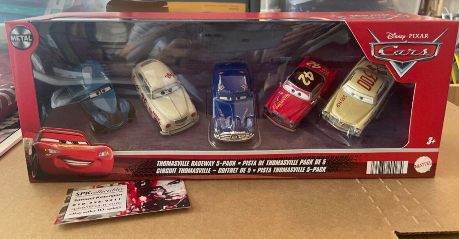 Disney Pixar Cars Thomasville 5 Pack 2024 Ducky Lugwrench