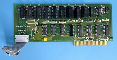 Microtek BAM-16 16KB Language Card RAM for Apple II & II Plus - Tested & Works 