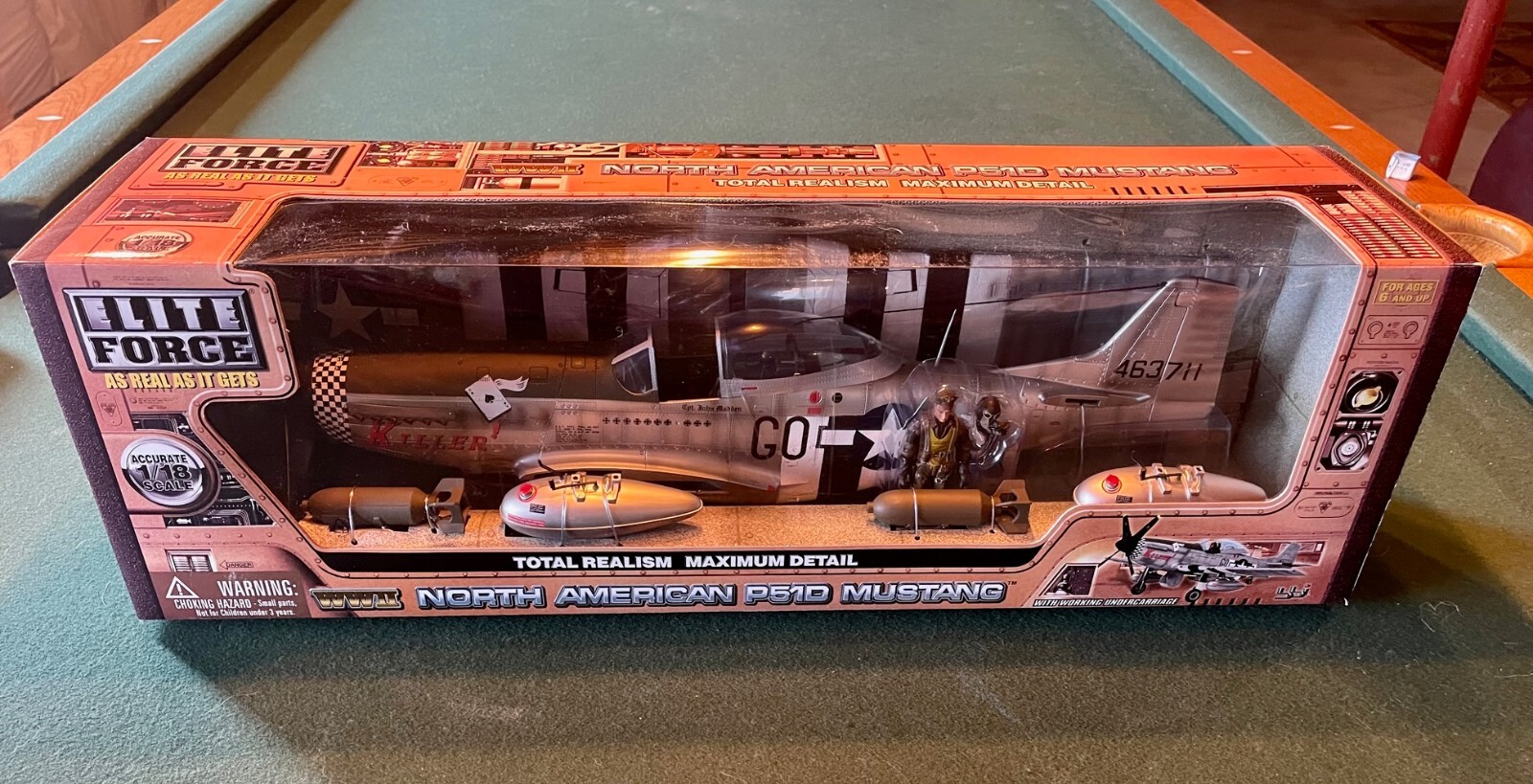 Unopened 1:18 Scale P-51 Mustang 