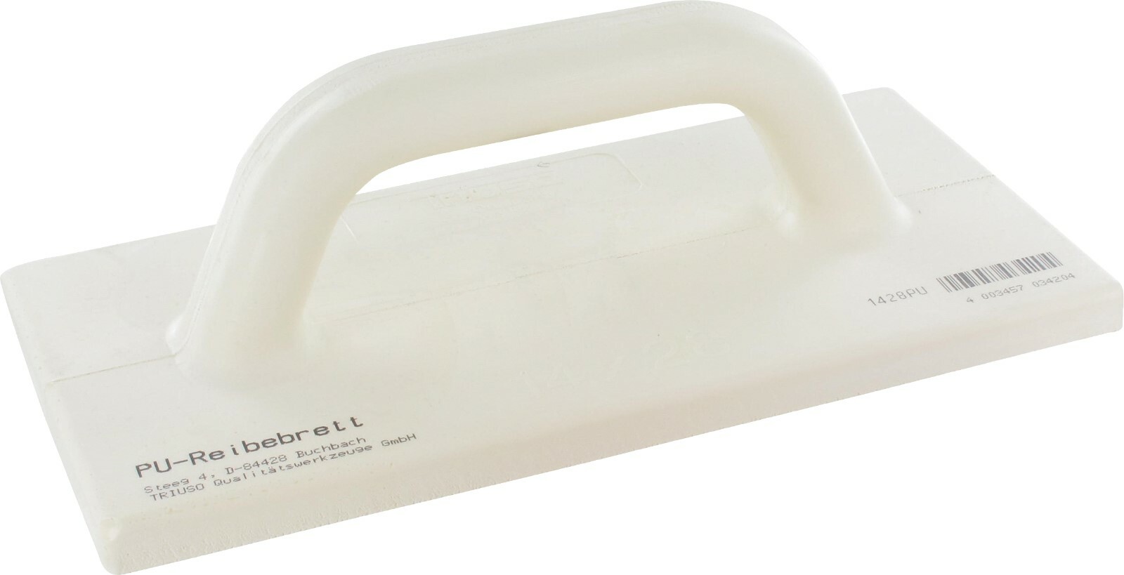 Polyurethan-Reibebrett Holländerform 120 / 140 x 340 mm Putzerbrett Maurerbrett