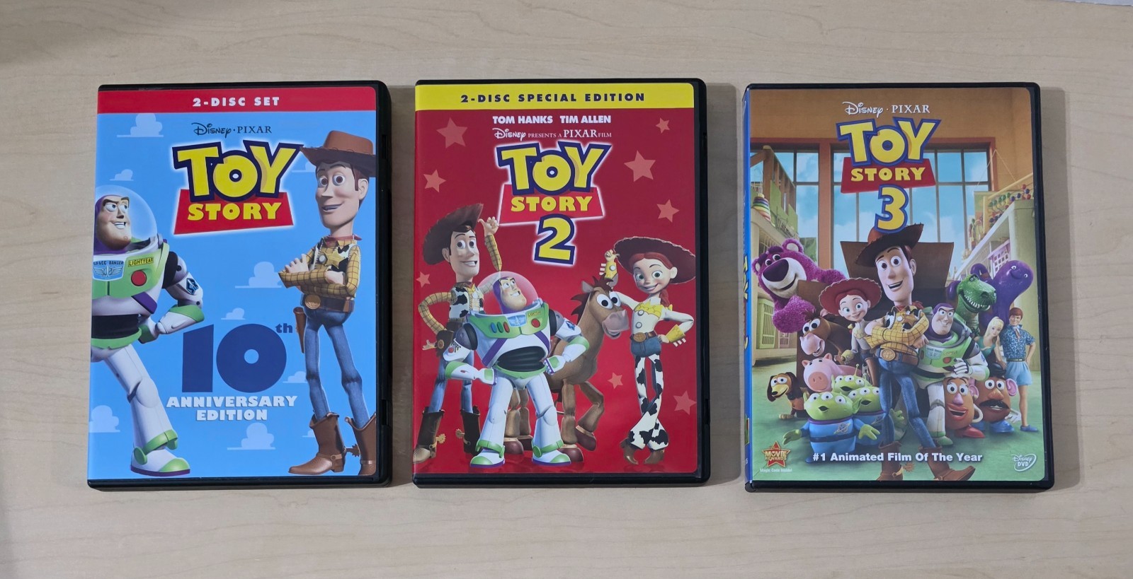 Toy Story Trilogy DVD Set - 10th Anniversary Edition 2 Special