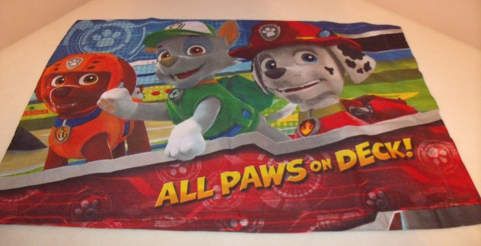 Nickelodeon all paws on deck twin/full pillow case