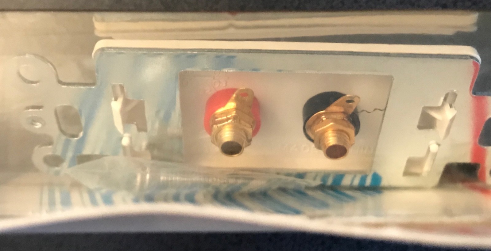 Banana Plug Wall Plates ( QTY 9 Plates )