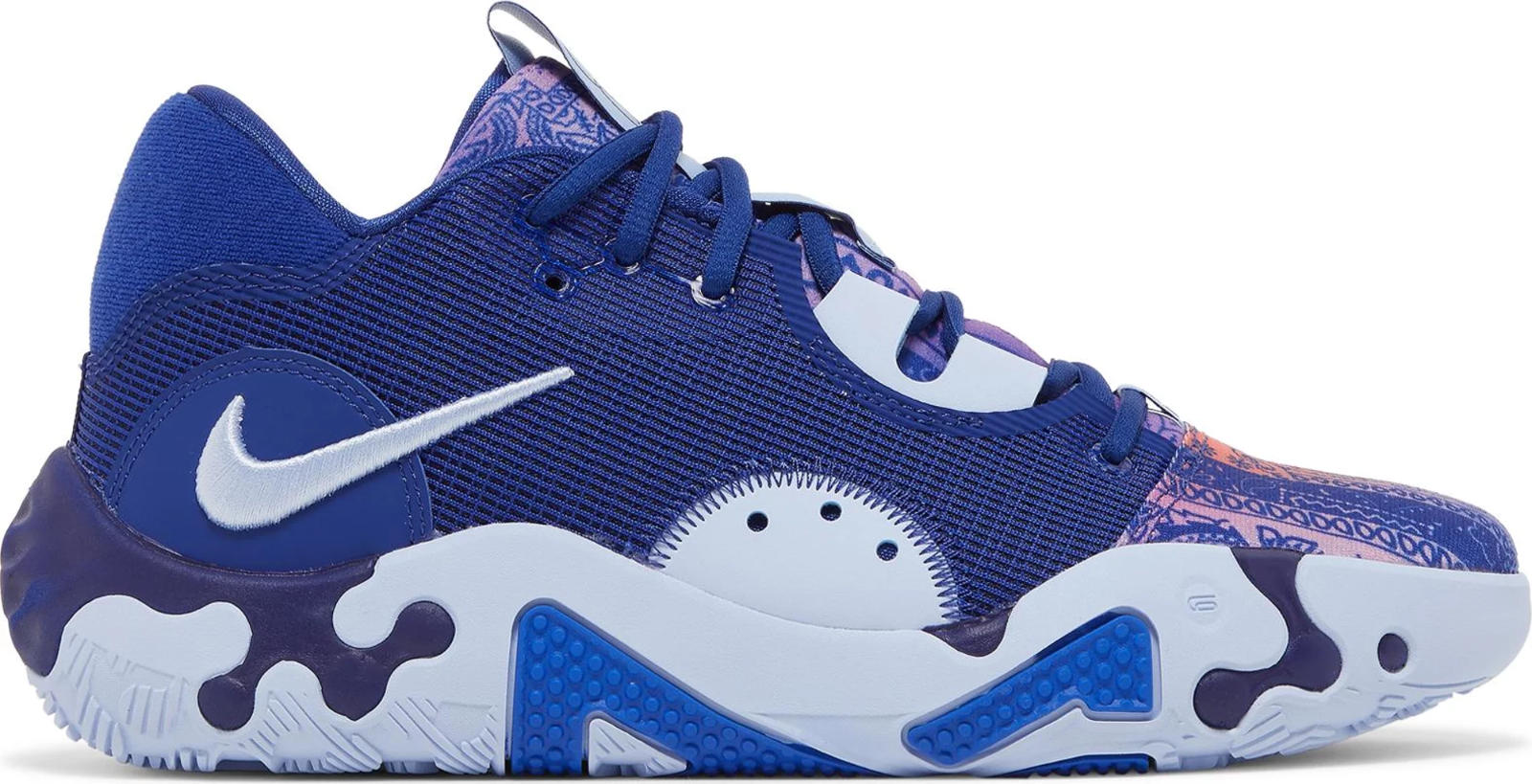 Мужские кроссовки Nike PG 6 Blue Paisley White Paul George DC1974-400 12,5