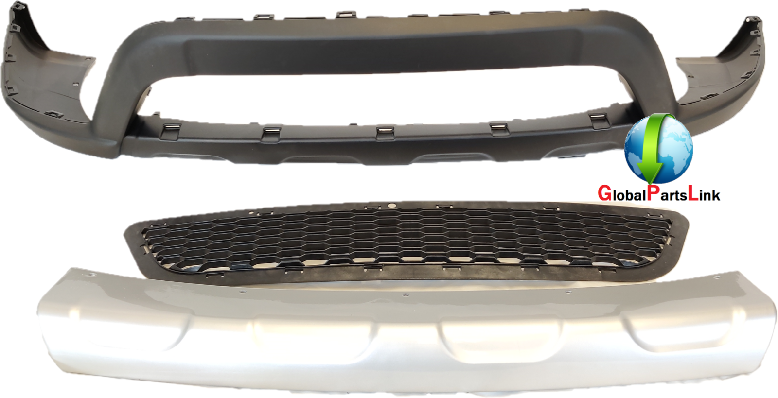 2011 - 2019 Dodge Journey Front Bumper Cover Assembly Complete with grill, fogs