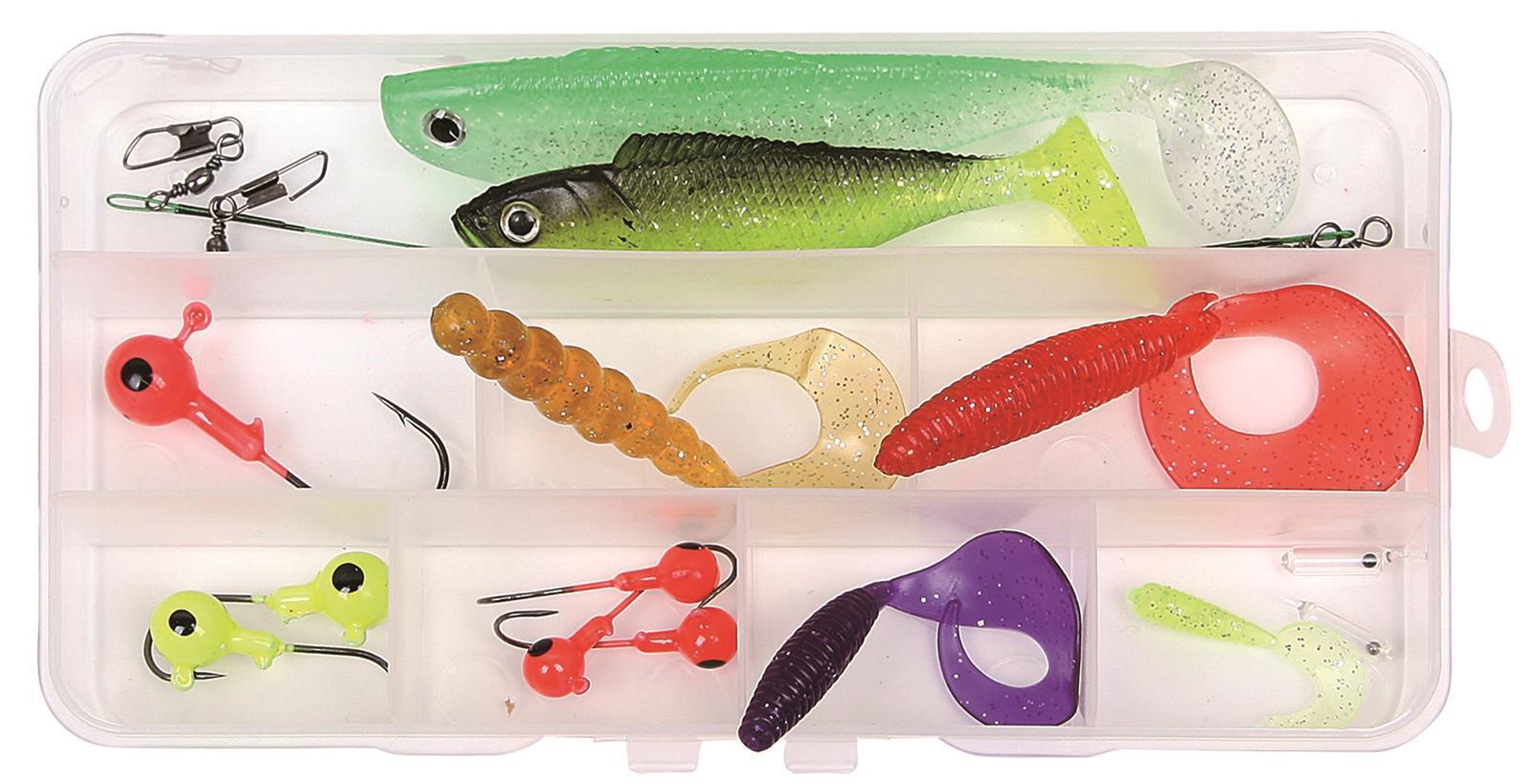 rge Esche in gomma per pesci di gomma, per acqua dolce e salata, set per lucioperca, pesce persico, luccio, trota, 11 cm, 10 pezzi