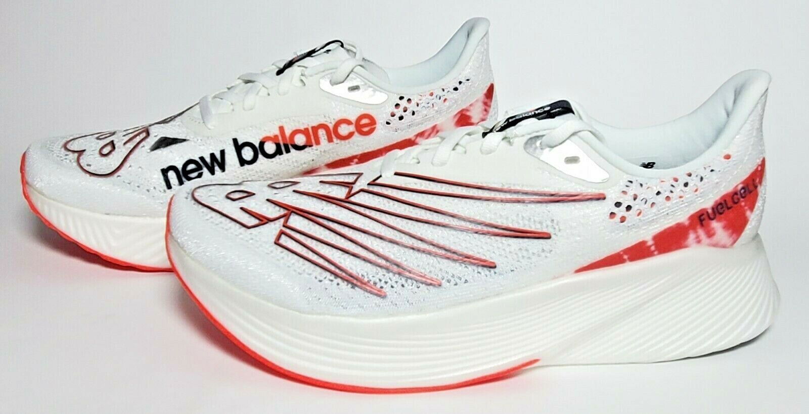 New Balance Fuelcell RC Elite V2 Carbon Tokyo White Red, Women's Size 9, WRCELZ2 New Balance Fuelcell RC Elite V2 Carbon Tokyo White Red, Women's Size 9, WRCELZ2