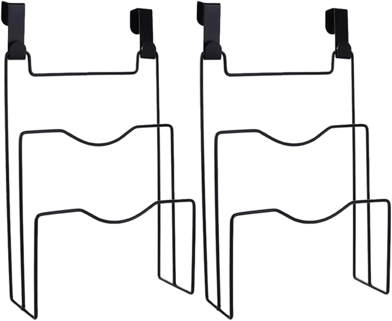 2-Piece Door Pot Lid Rack, Home Kitchen Wall-Mounted Pot Lid Rack, No Punching R