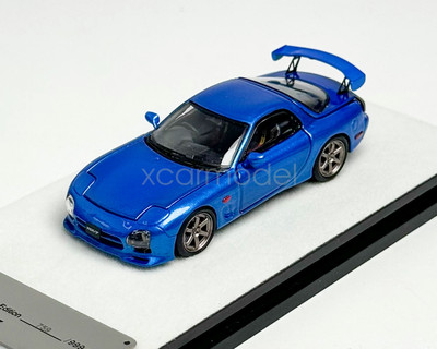 PGM 1:64 Scale Blue  RX7 FD 3S Racing Sports Diecast Metal Car Model Toys Gift