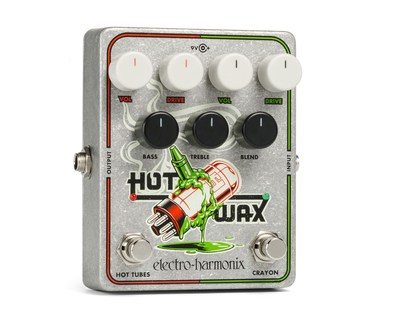 Electro-Harmonix Hot Wax Dual Overdrive Hot Tubes & Crayon Multi Effects Pedal