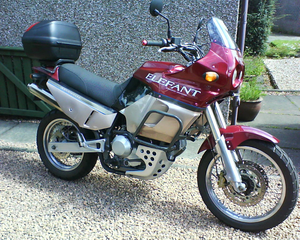 Cagiva Elefant 900 AC, superb example. Like Tenere, Transalp, KLR, DR