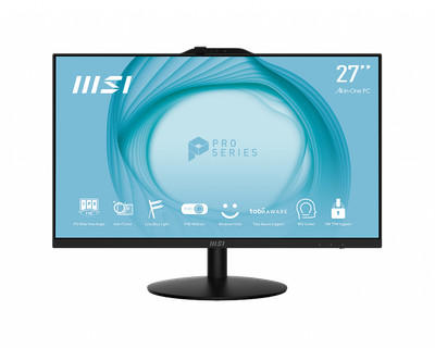 MSI PRO AP272 12M 032US All-in-One Core i5 12400 27'' Desktop Black